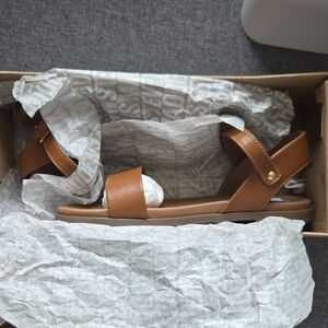 Steve Madden Brown Leather Sandals